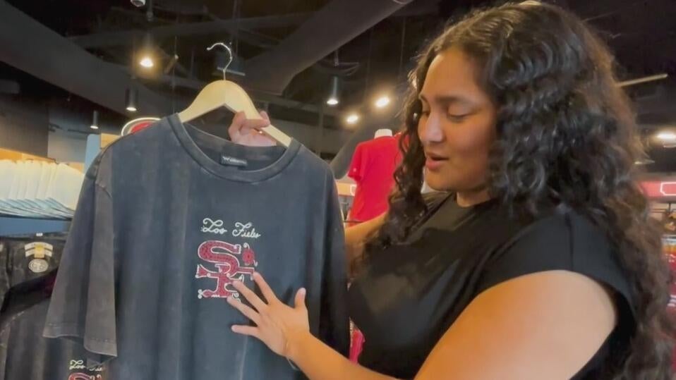 San Francisco 49ers unveil Latino Heritage Collection of team merchandise for "Los Fieles" — CBS Bay Area (KPIX), Lafayette Sports news