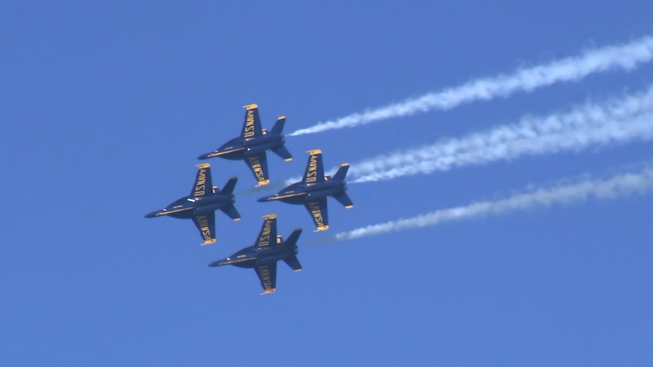 Blue Angels roar back over San Francisco Bay after Friday fog delay
       — ABC 7 Bay Area, Lafayette Arts news