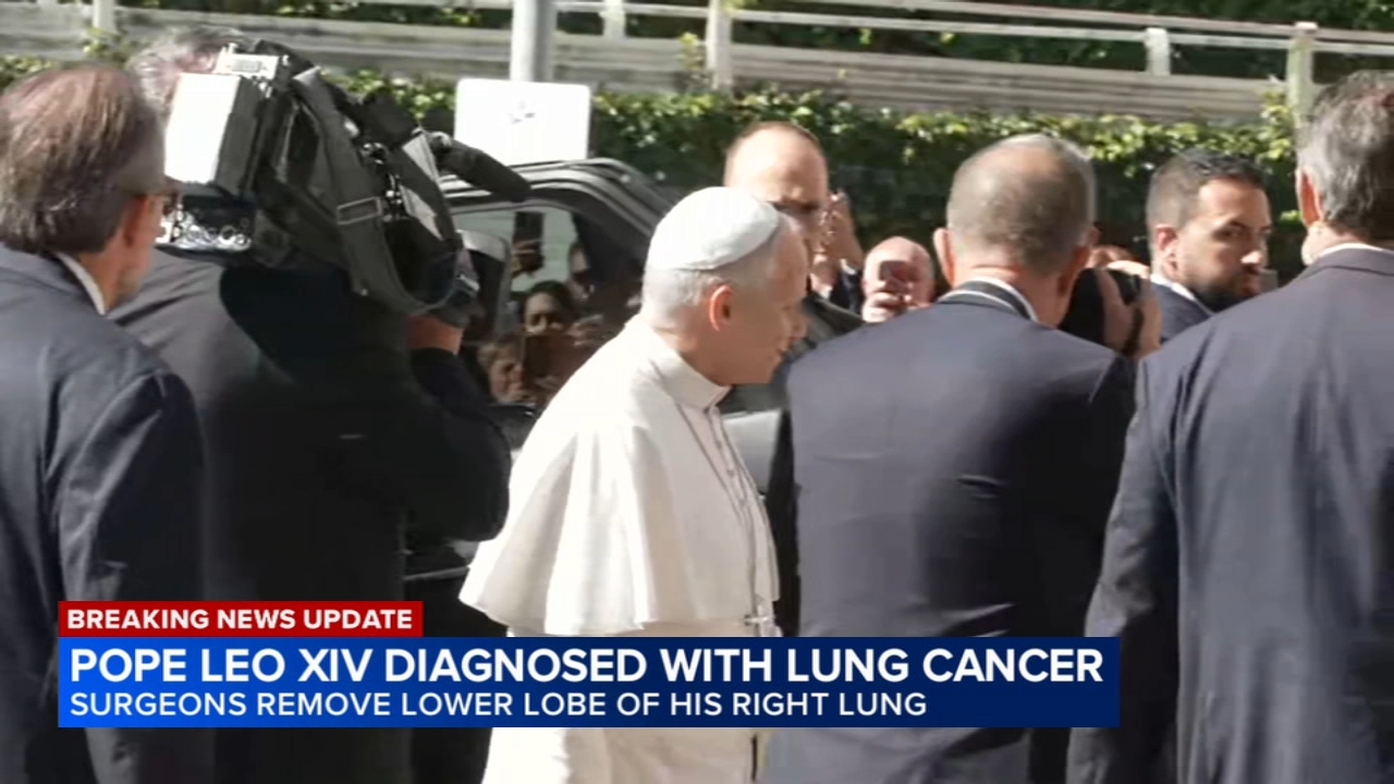 Pope surgery update: Vatican says Pope Leo XIV has lung cancer and the lower lobe of his right lung was removed
       — ABC 7 Bay Area, Lafayette Community news