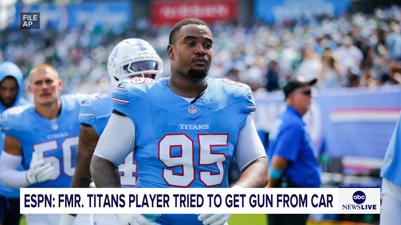 Jordan Elliott was released by Titans after pulling out gun in parking lot, coach Robert Saleh says
       — ABC 7 Bay Area, Lafayette Sports news