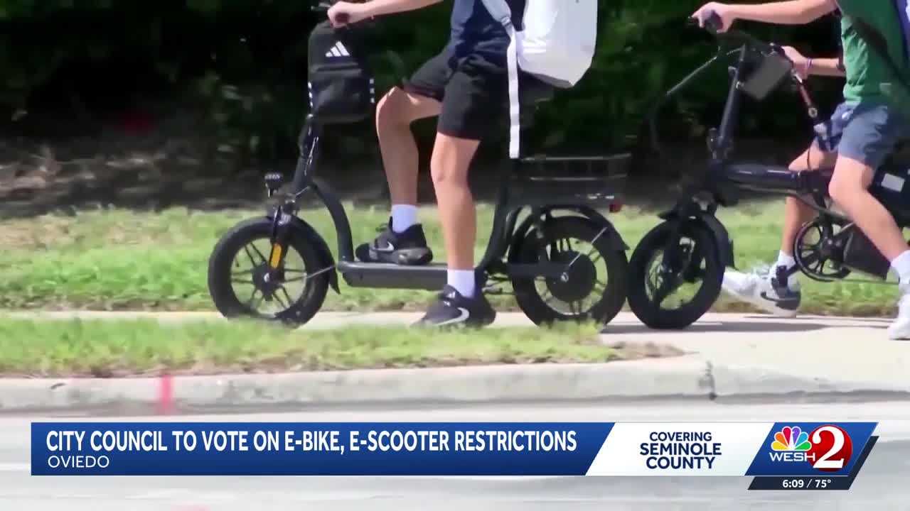 Oviedo city council to vote on micromobility rules to improve sidewalk safety — WESH 2 Orlando, Lafayette Government news
