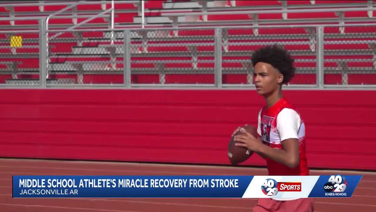 12-year-old football player recovering after spinal cord stroke — WESH 2 Orlando, Lafayette Sports news